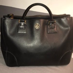 Authentic Tory Burch “Robinson” Double ZIP tote